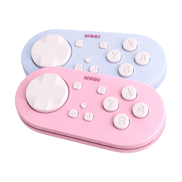 Pastel MODI remotes in blue and pink