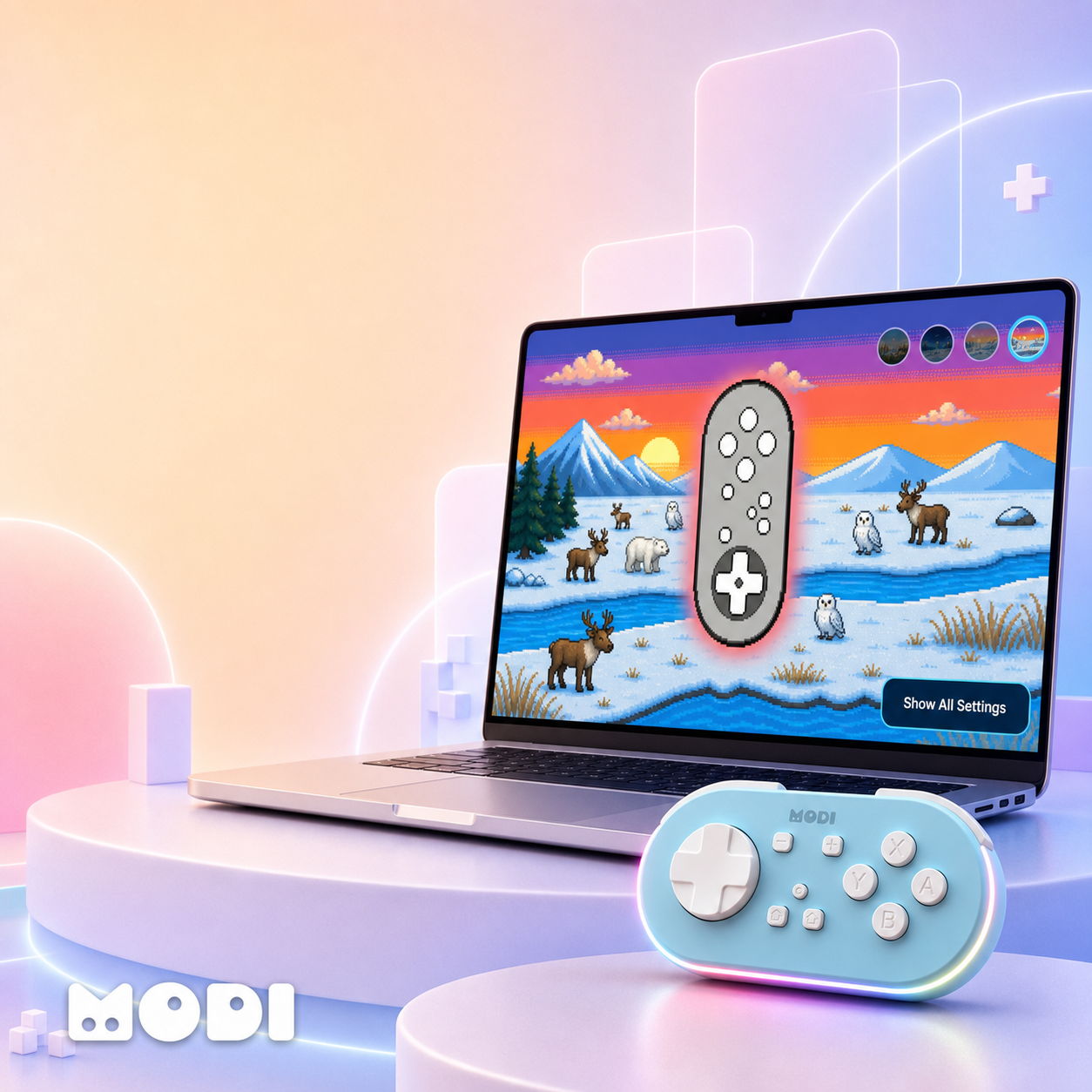 MODI remote with plugin scene